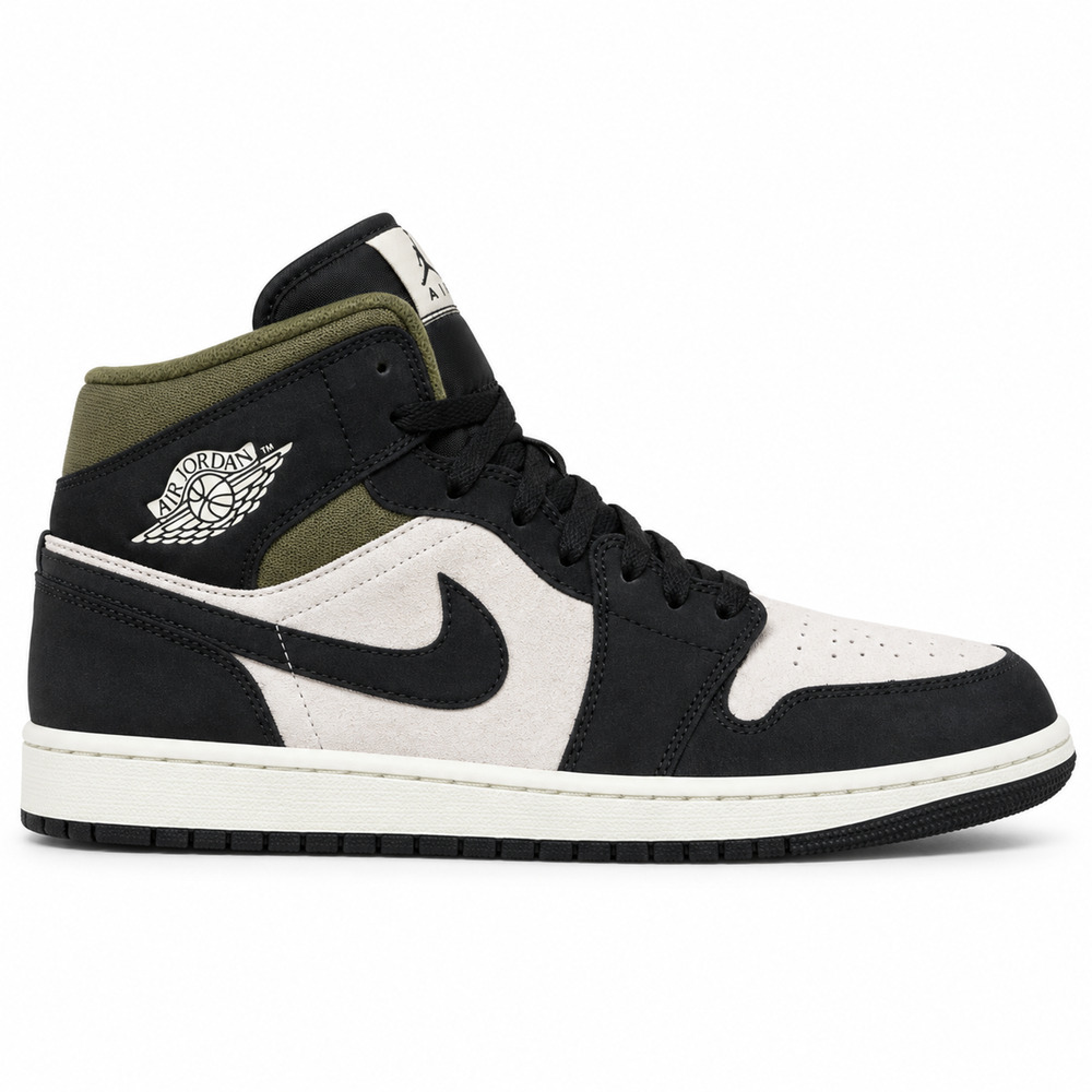 Nike Air Jordan 1 Mid SE Light Orewood Brown Off Noir HV4091-102 Men’s Size 11 - Picture 2 of 10